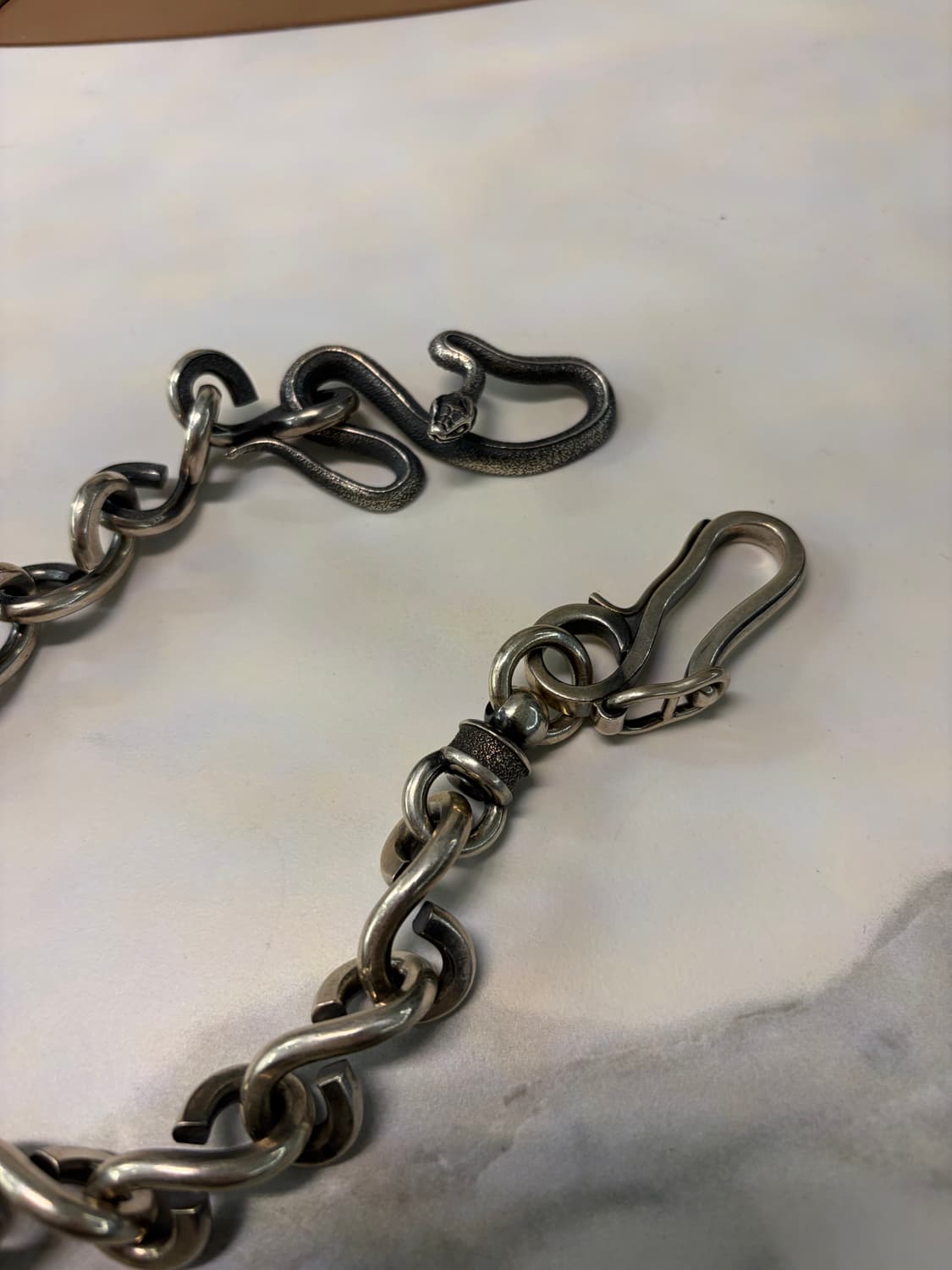 [FREE] LYNCHSILVERSMITH 린치실버스미스 월렛체인 925 상품이미지5