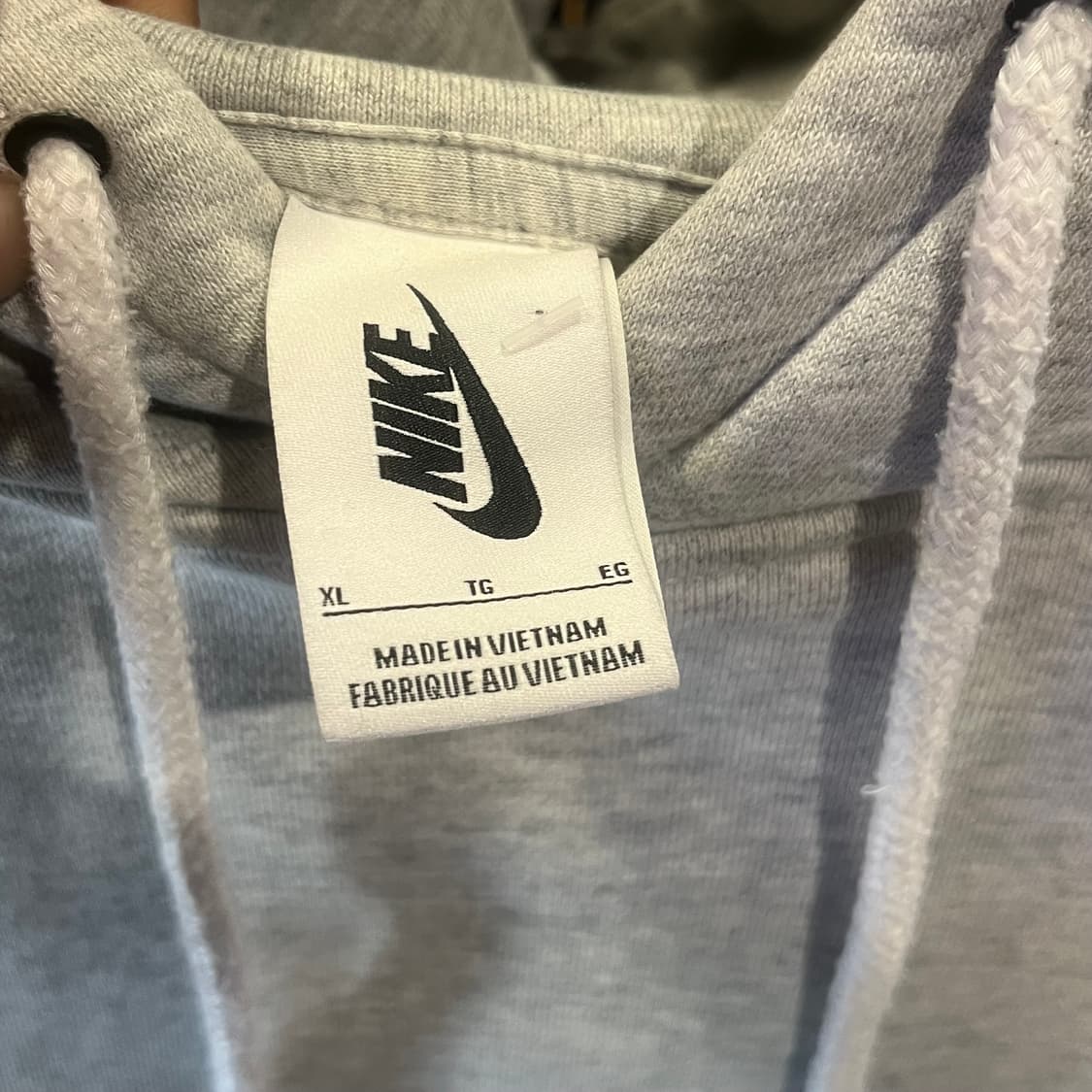 나이키 NRG 스우시 그레이 후드티 상품이미지4