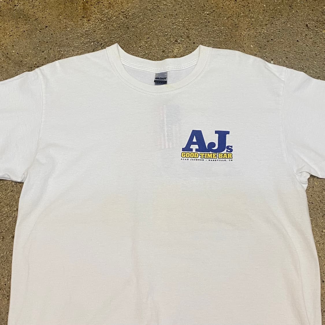 미국 빈티지 길단 AJ 바 프린팅 반팔티 티셔츠 상품이미지2