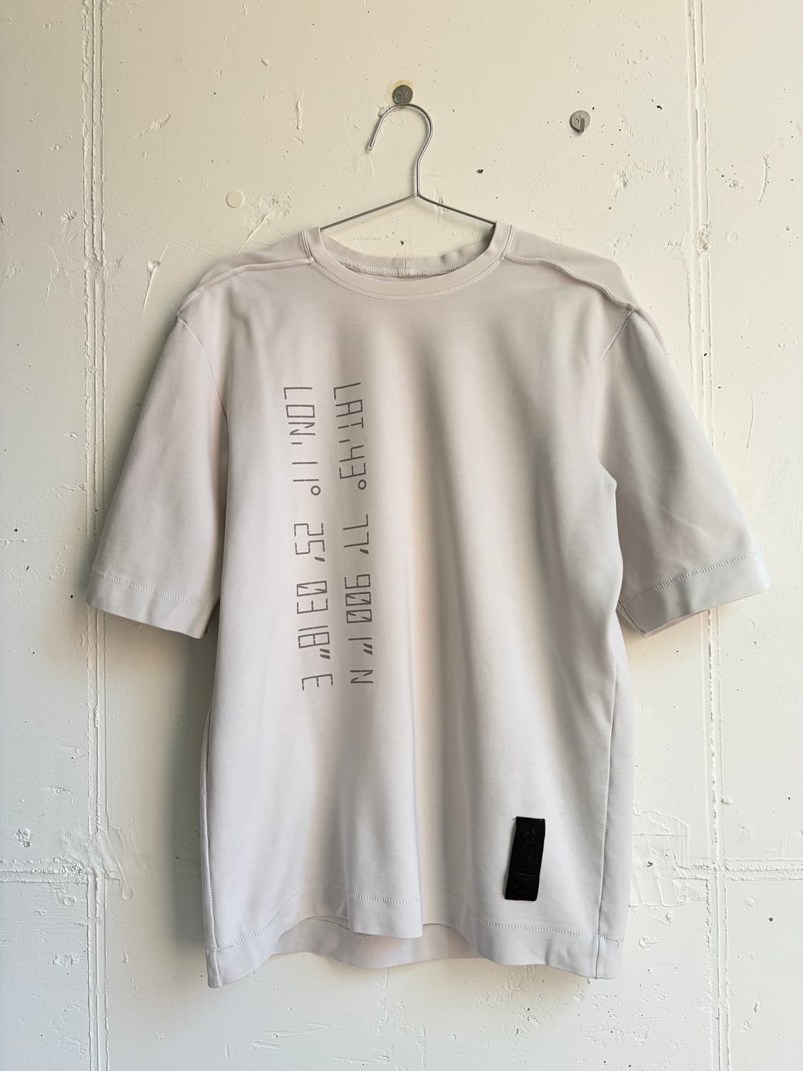 C DIEM reflector print sleeve t-shirt  상품이미지1
