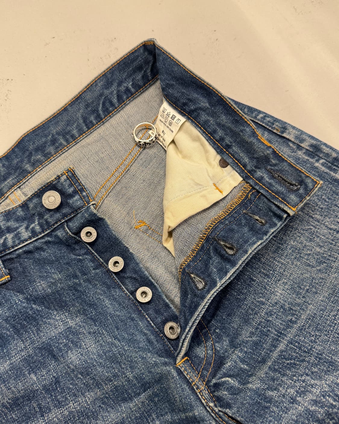 스탠다드 캘리포니아 셀비지 워싱 데님 상품이미지6