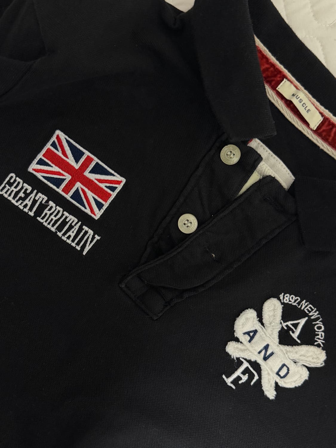 아베크롬비 카라 반팔 상품이미지2