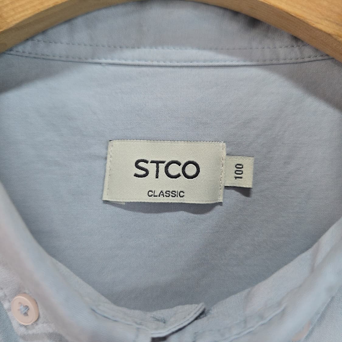 새제품 에스티코(STCO) 투동섭 콜라보 클래식핏 캐주얼 셔츠 100 상품이미지5