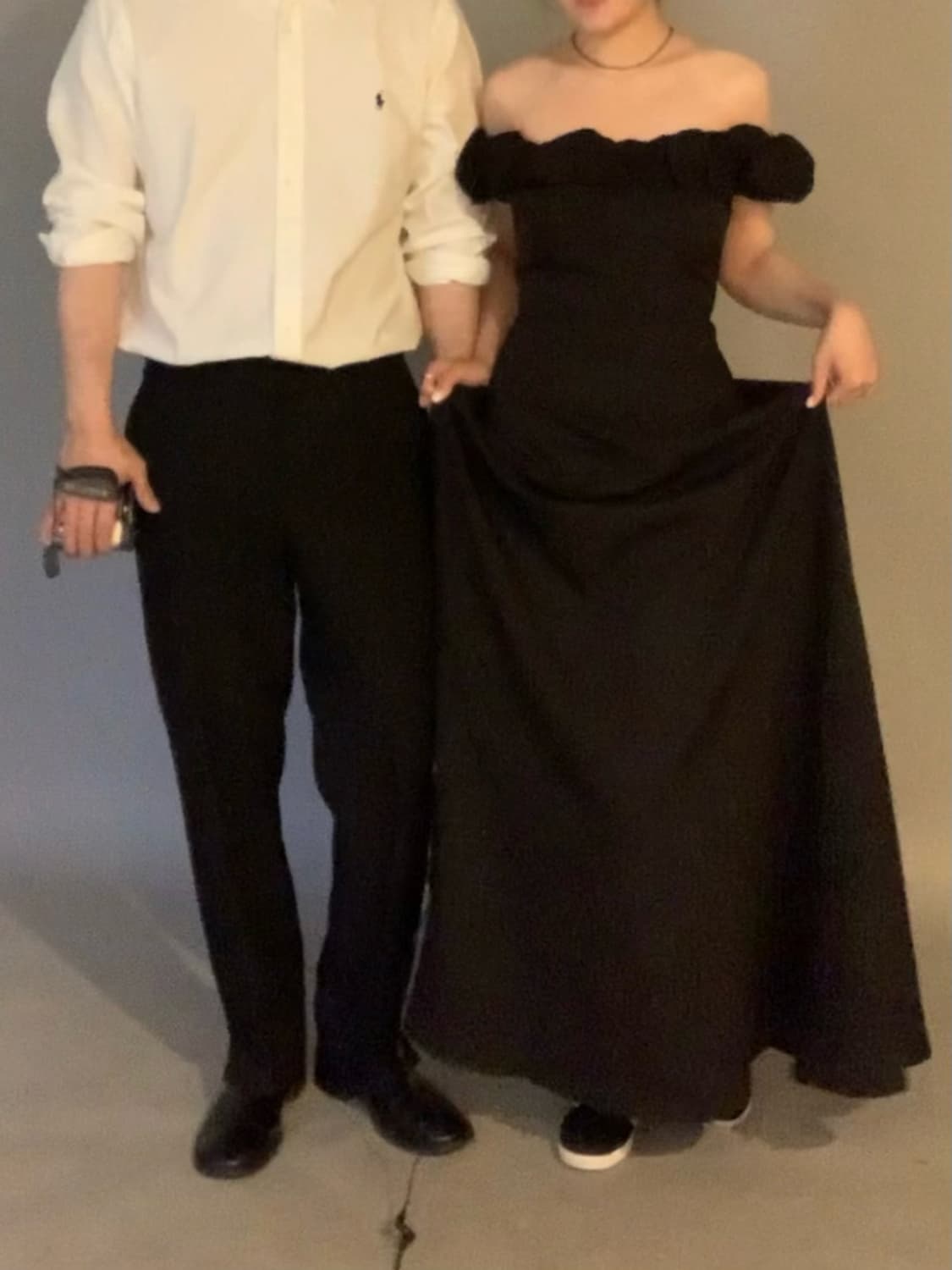 플로뉴 Floneu 블랙 퍼스트 드레스 (웨딩촬영) 상품이미지1