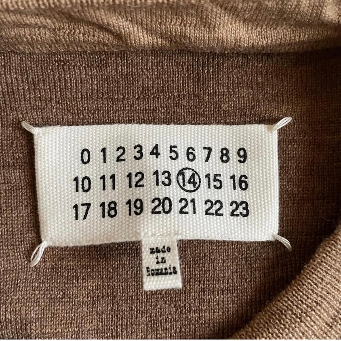 마르지엘라 컬러 믹스 니트 베이지  상품이미지4