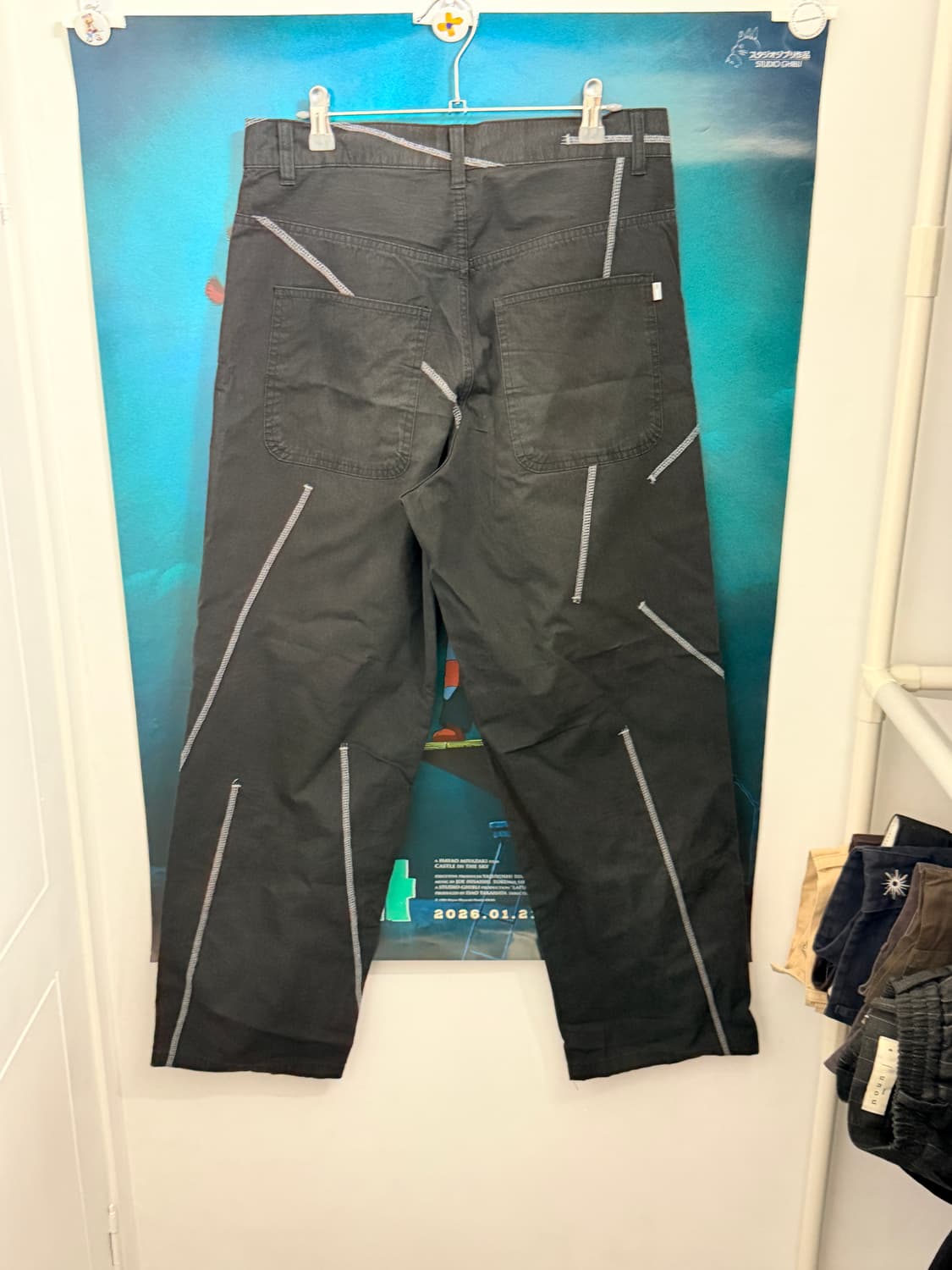 노메뉴얼 / S.L PANTS BLACK 상품이미지4