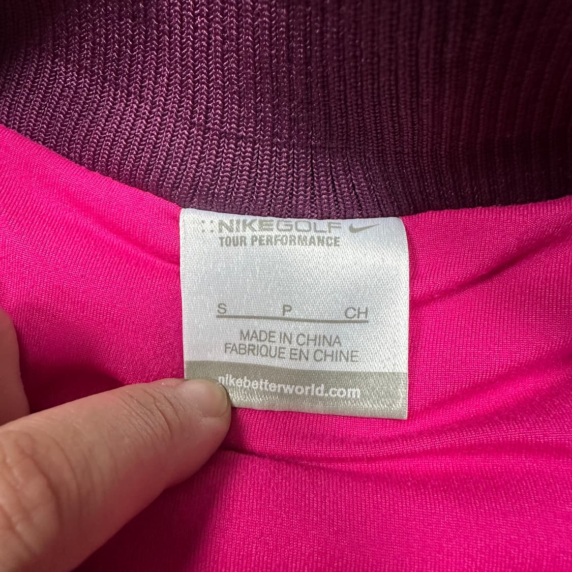 ✨ (바배) 나이키 골프 퍼플 누빔 경량 패딩  상품이미지3