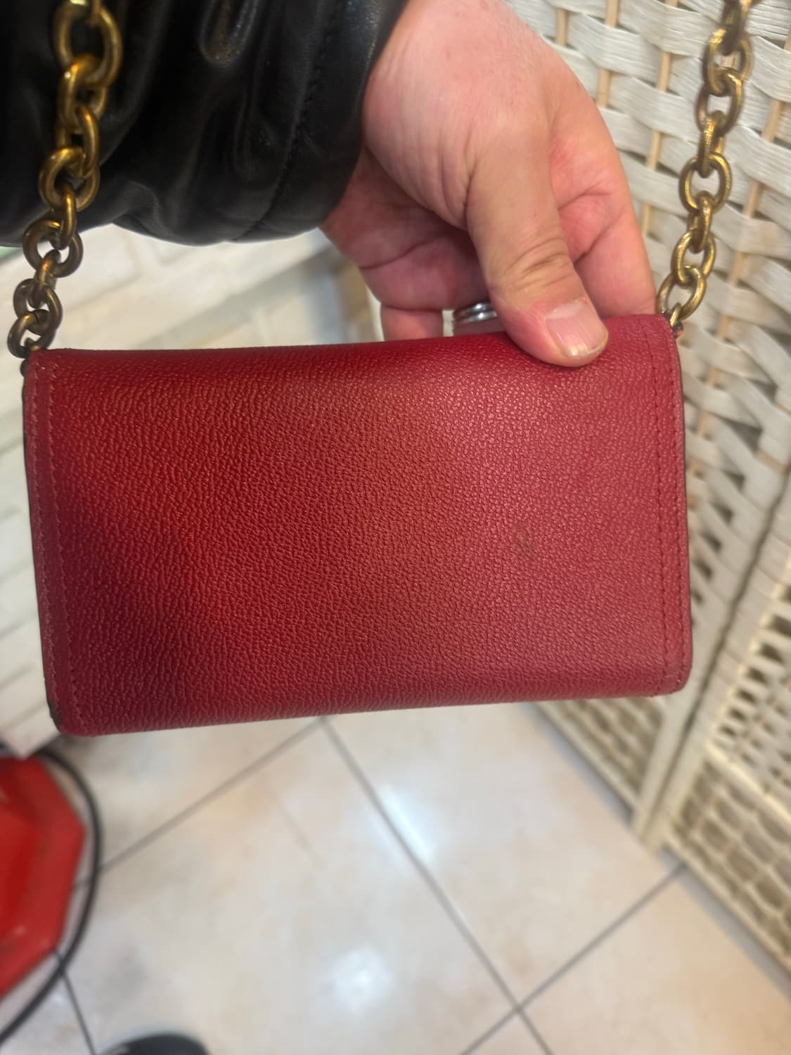 정품 버버리 파우치 체인 크로스백 팝니다 상품이미지4