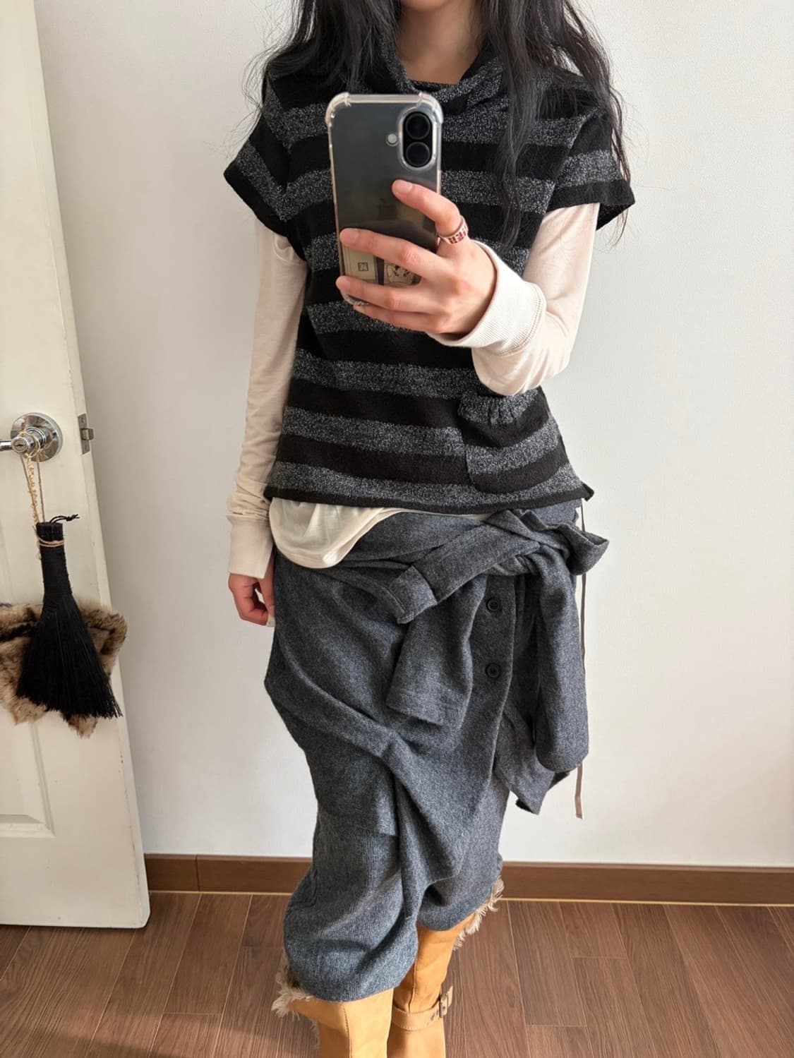 stripe turtleneck knit 상품이미지4