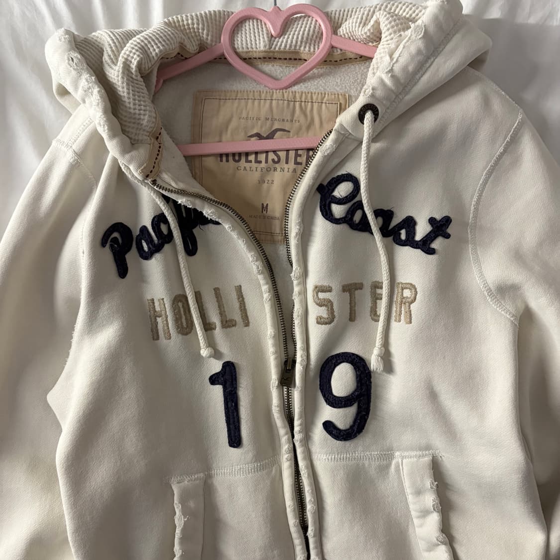홀리스터 아이보리 후드집업 상품이미지3
