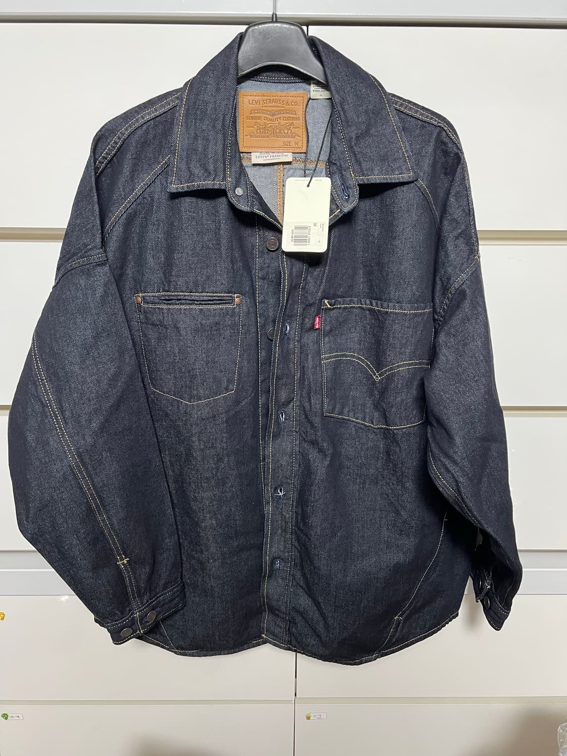 리바이스 데님 트위스트 셔츠 자켓 상품이미지1