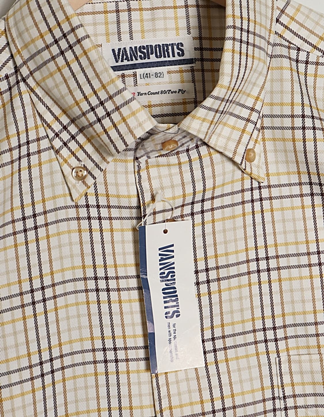 VAN SPORTS Check B.D Shirts 상품이미지3