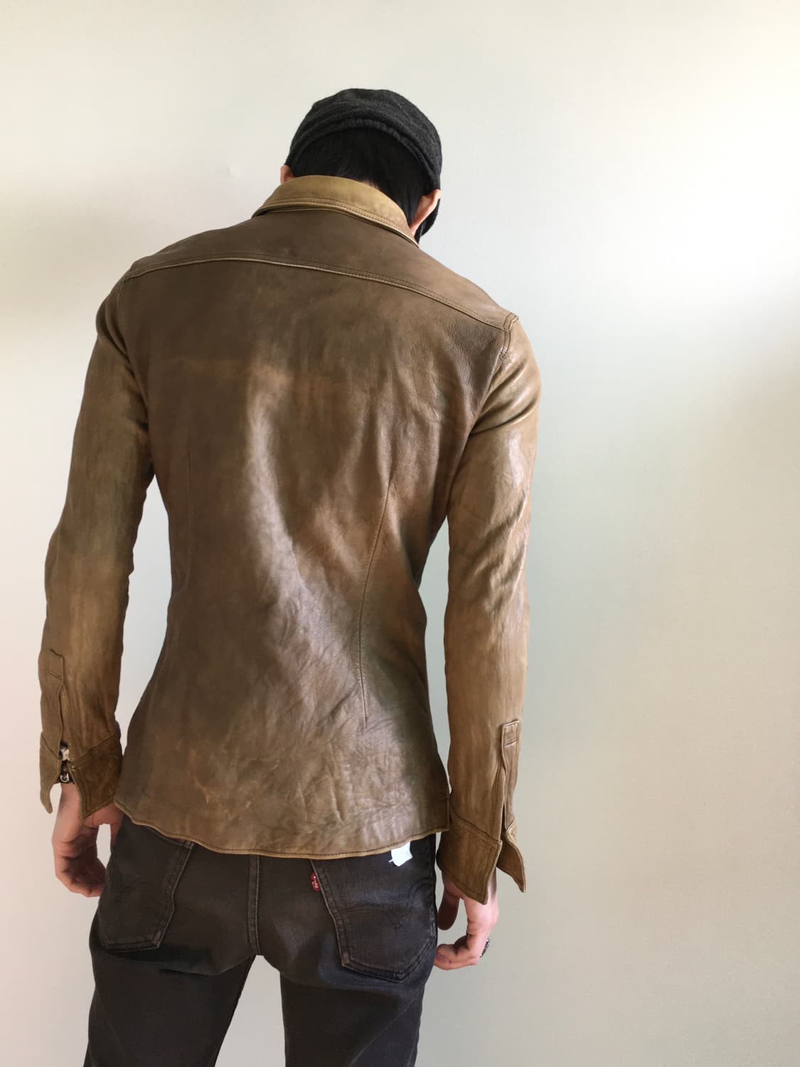 Isamu Katayama Backlash leather shirt 상품이미지4