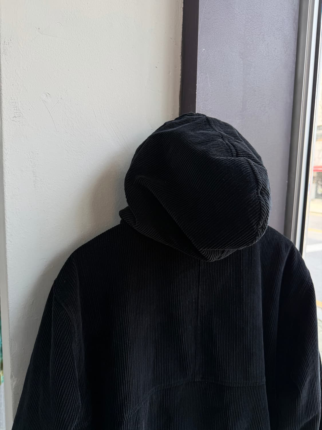 M/ 스투시 베이직 로고탭 코듀로이 액티브 후드 점퍼 상품이미지8