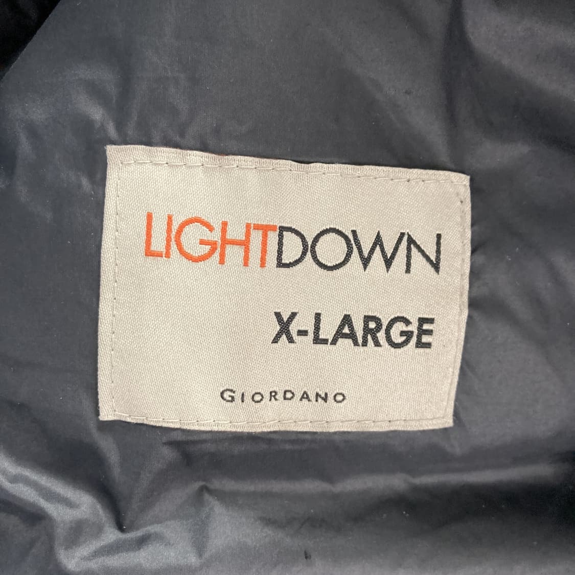 지오다노 남성덕다운경량패딩조끼 블랙 XL  상품이미지4