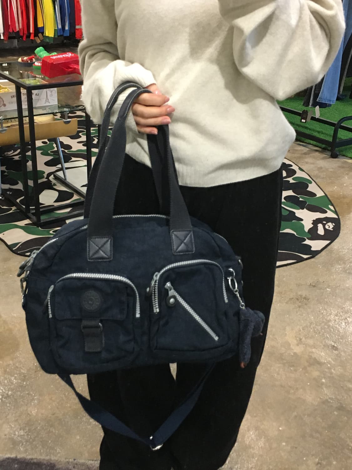 키플링 숄더&크로스백 네이비 상품이미지3