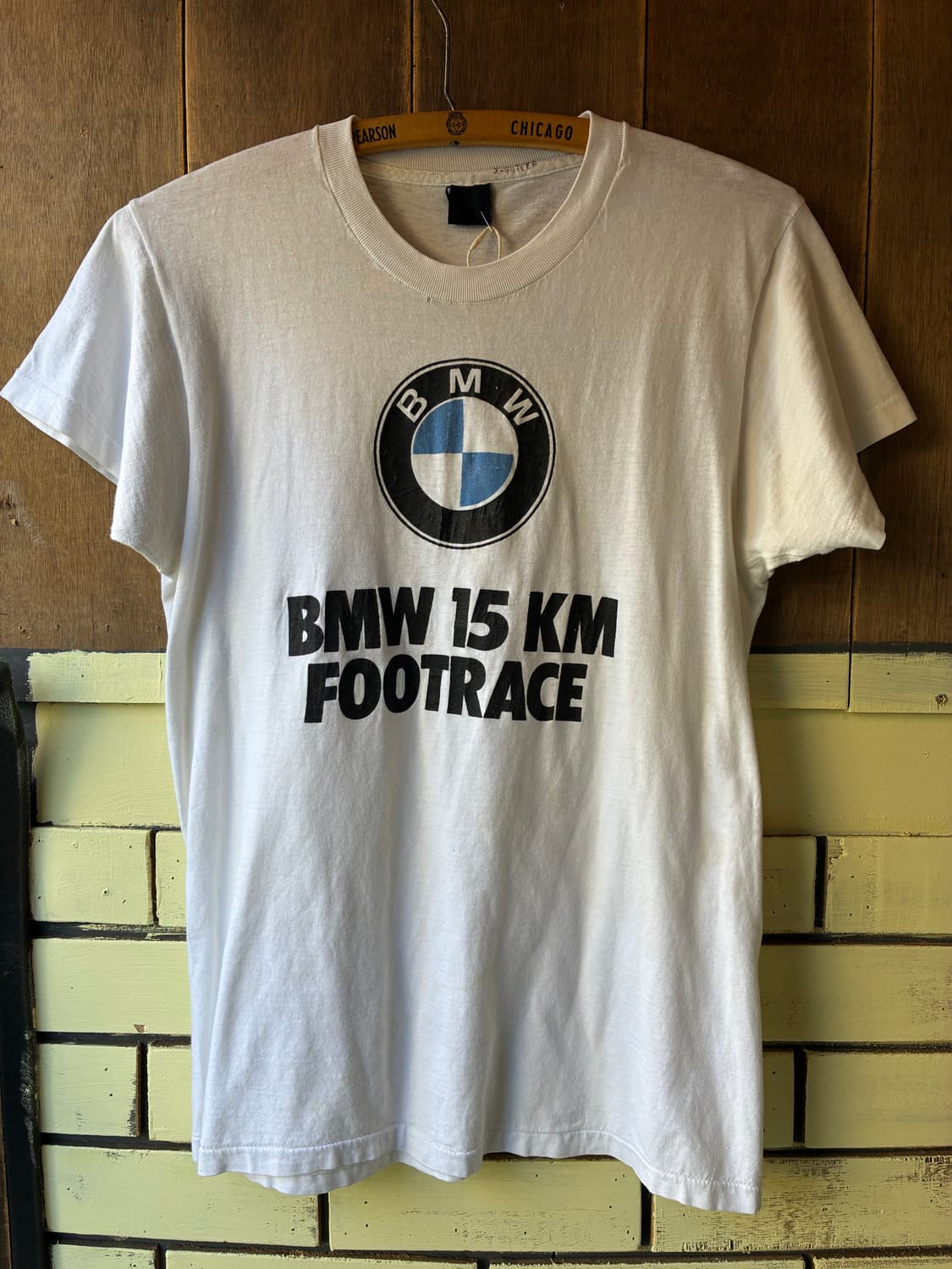 80s~90s BMW 15KM Footrace T-shirt 상품이미지1