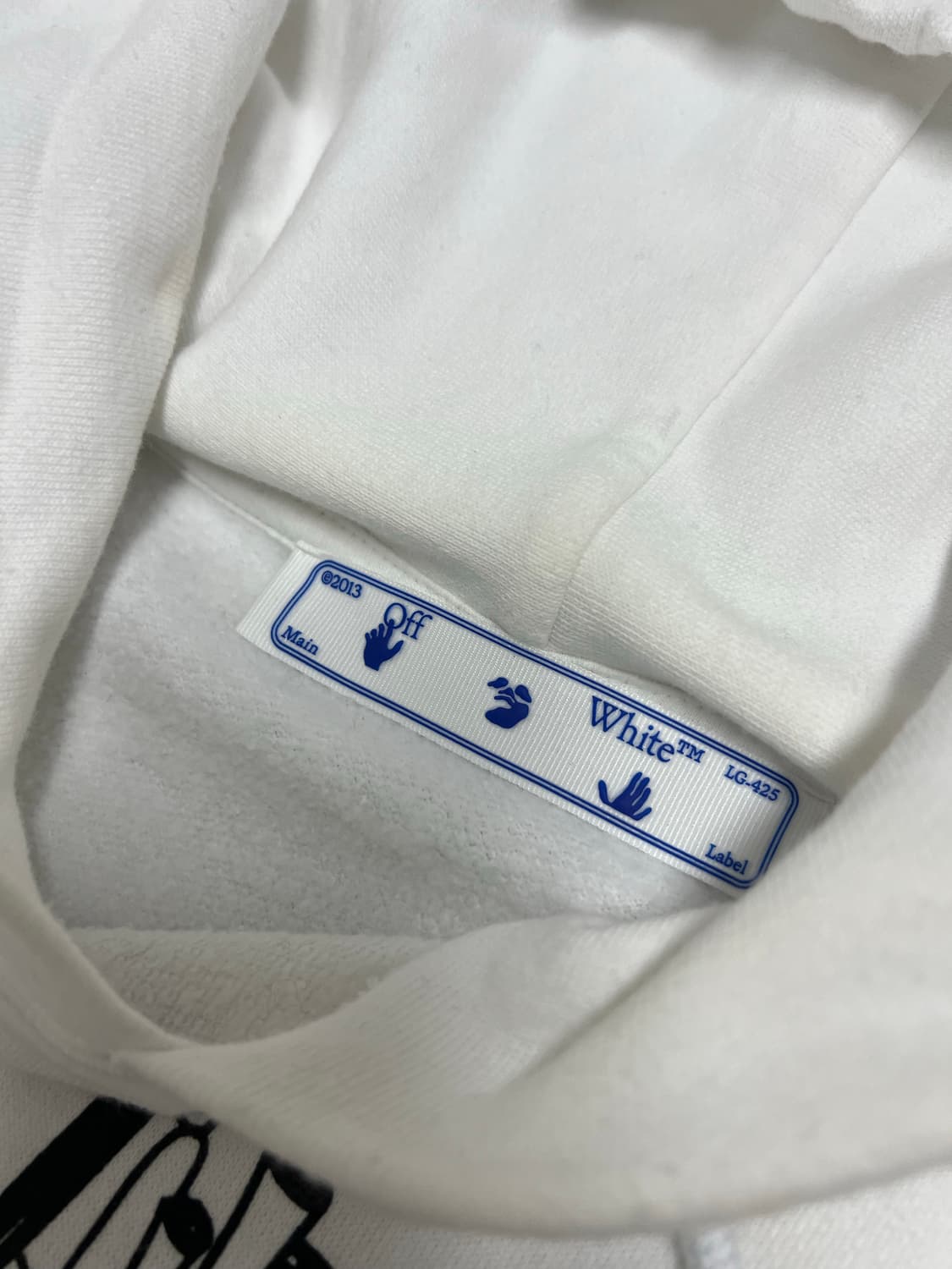 오프화이트 후드티 105사이즈 상품이미지5