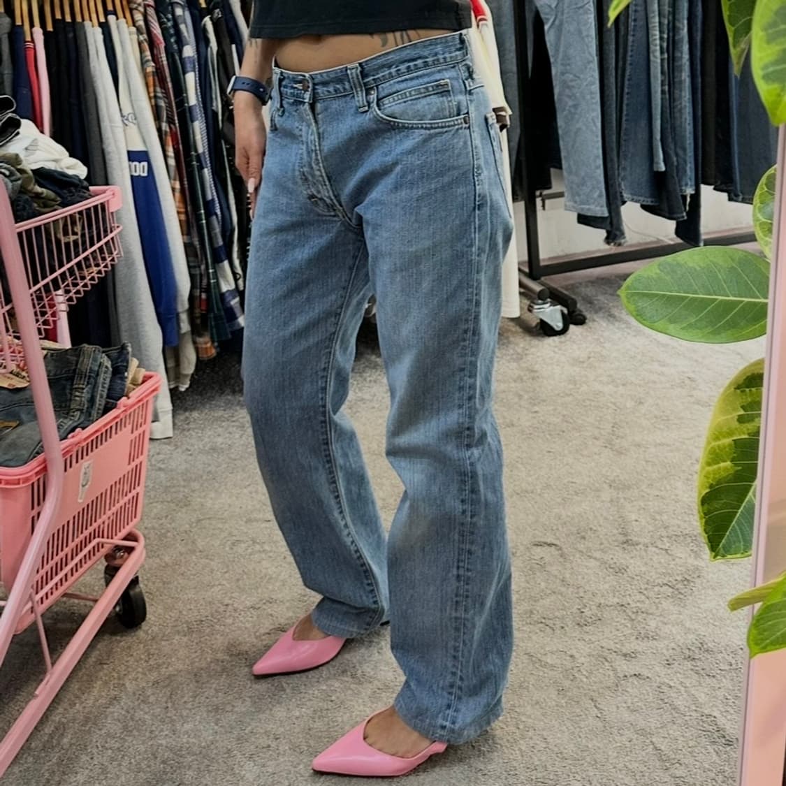 랭글러 카우보이컷 13MWZ 중청 레귤러 팬츠(31) 상품이미지1