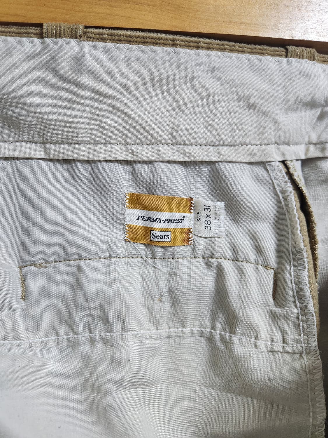 80s 시어즈 코듀로이 트라우져(USAmade) 상품이미지8