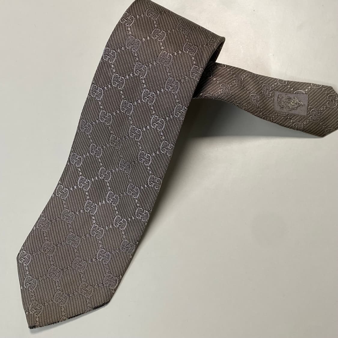 구찌(GUCCI) GG모노그램 명품 정품 넥타이 8.3cm 상품이미지4