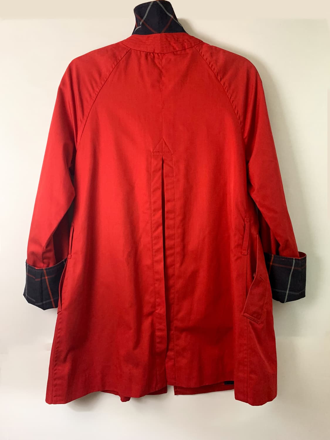 버버리 트렌치코트 하프 레드 상품이미지5