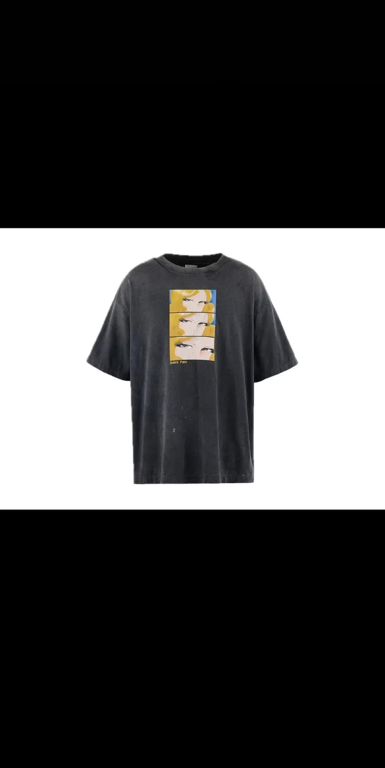 세인트 마이클 x P.A.M 숏슬리브 티셔츠 블랙 (2XL) 상품이미지1