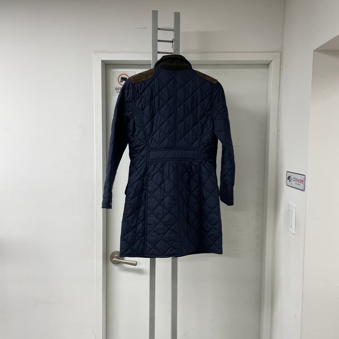 폴로 랄프로렌 네이비 롱 퀄팅 자켓 L12-14(W) 상품이미지6