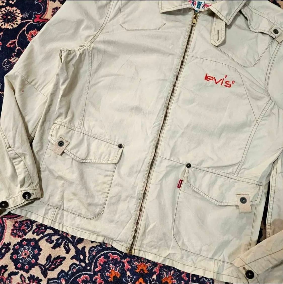 리바이스(Levis) 빈티지 집업 스윙 바이커자켓 XL 상품이미지3