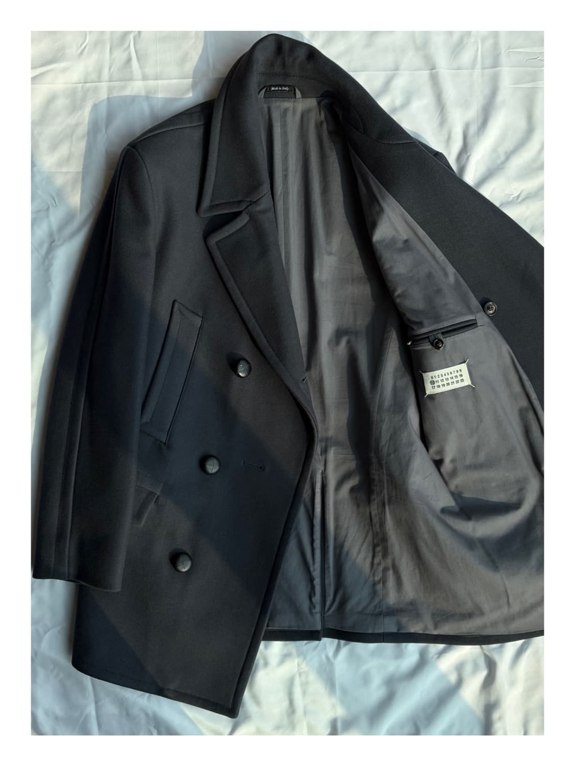 마르지엘라 컬렉션 헤비 울 피코트 자켓 아카이브 아티저널 밀리터리 상품이미지4