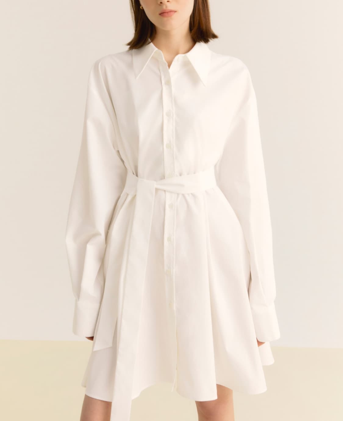 시티브리즈 벨트 플레어 원피스 상품이미지1