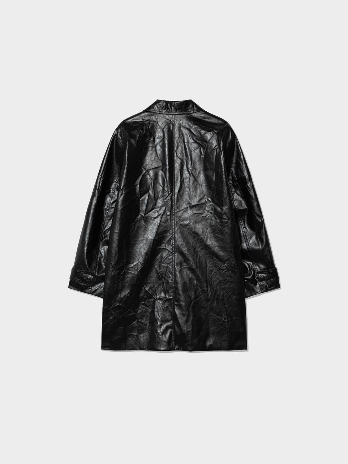 로우클래식 TEXTURED LEATHER HALF COAT 레더 자켓 상품이미지8