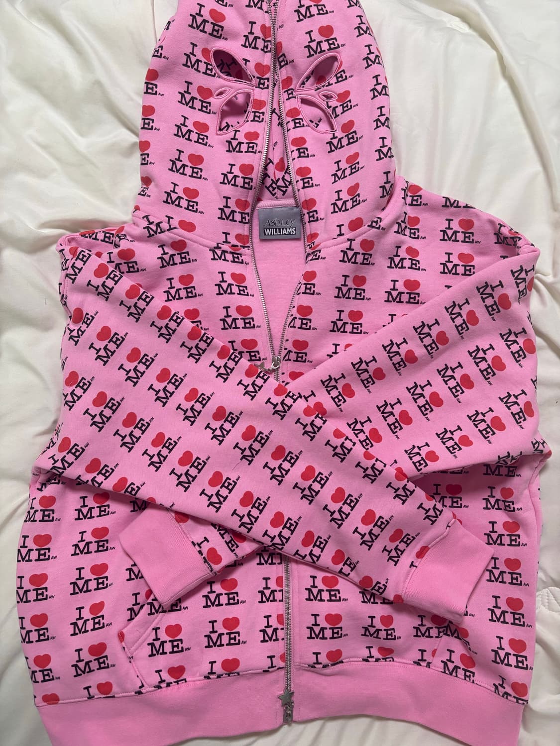 애슐리윌리엄스 아이하트미 후드집업 핑크 M 상품이미지2