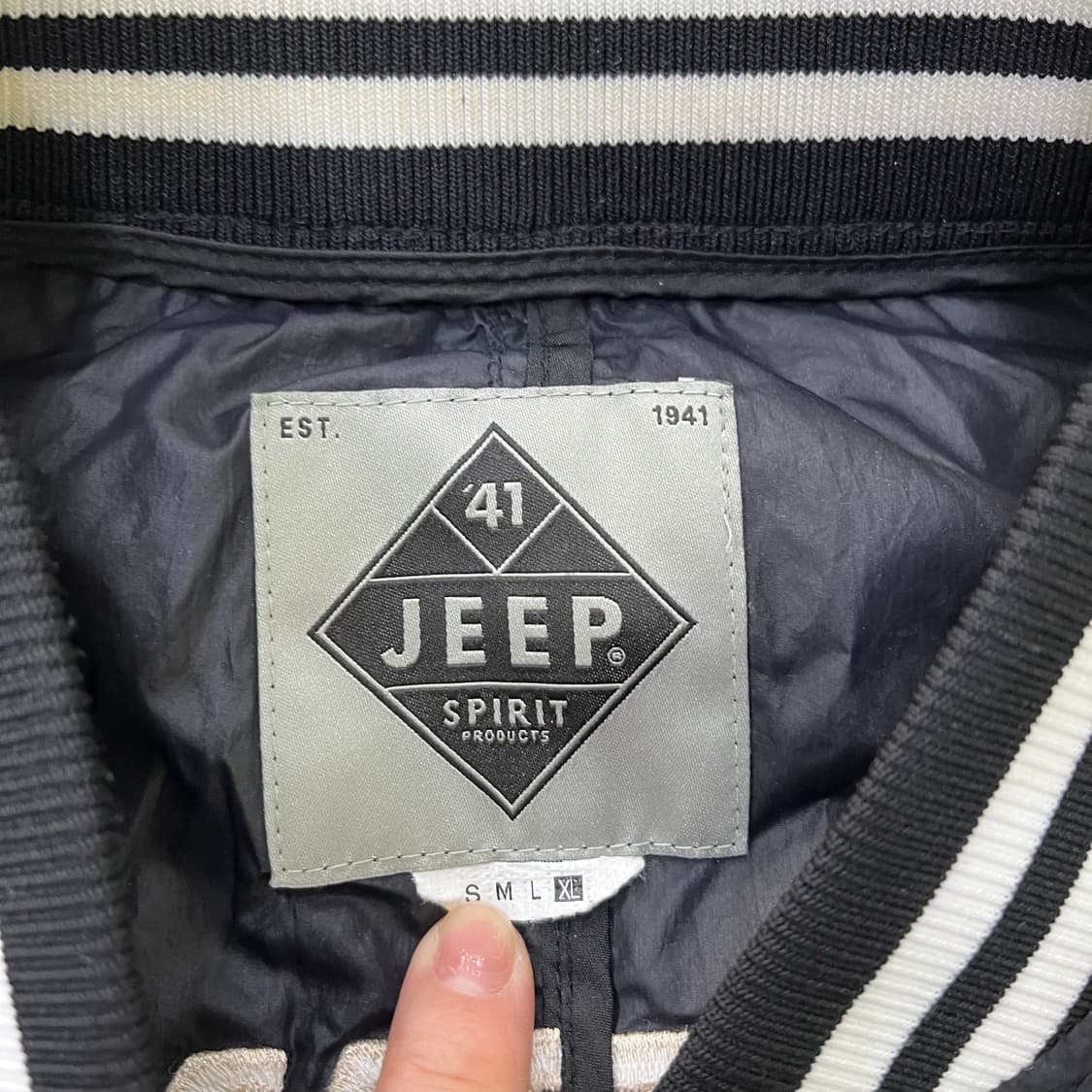 XL 지프 야구 항공 점퍼 0402M 상품이미지2