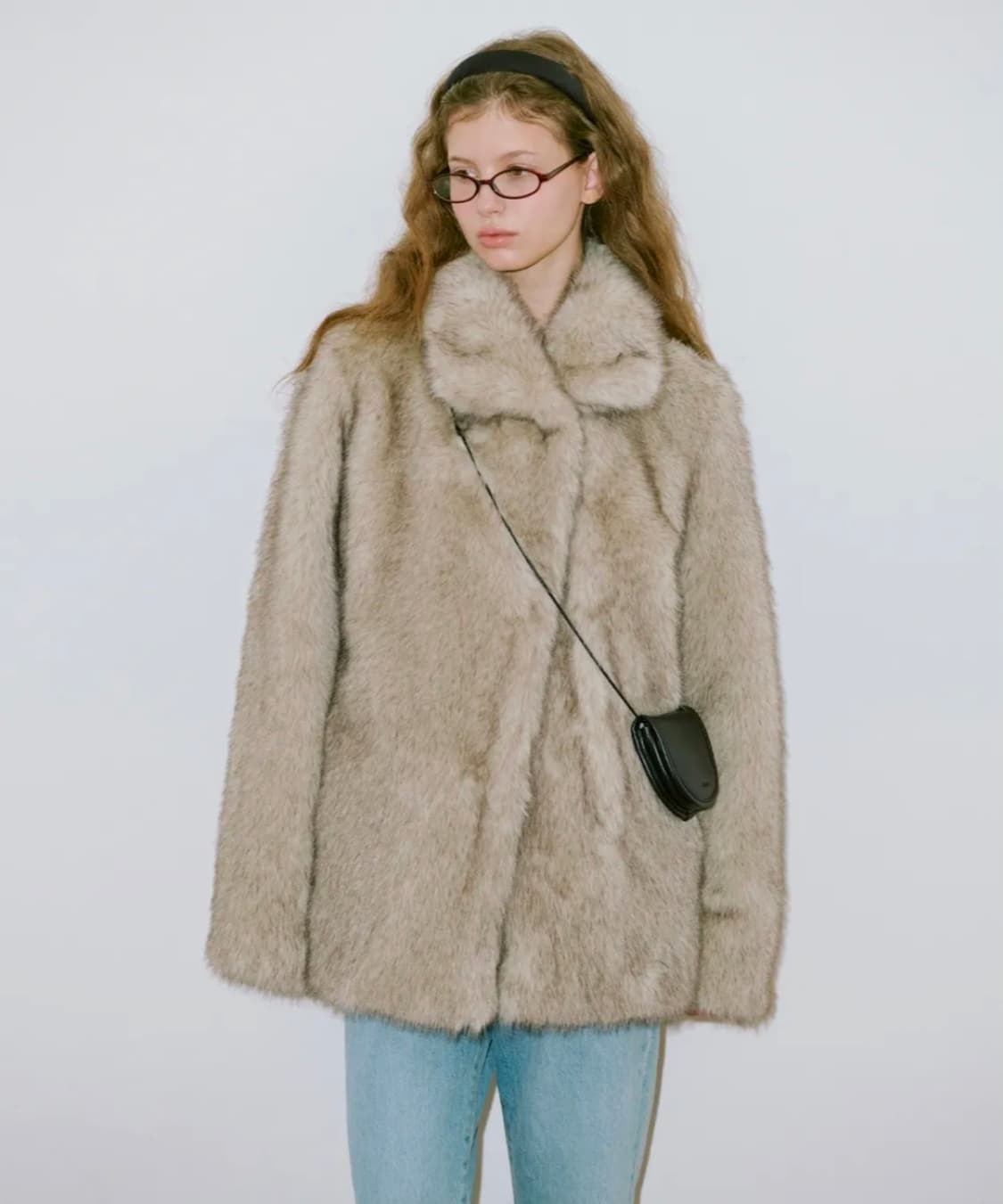 시눈 퍼자켓 헤비 믹스 퍼 자켓 애쉬브라운 상품이미지2