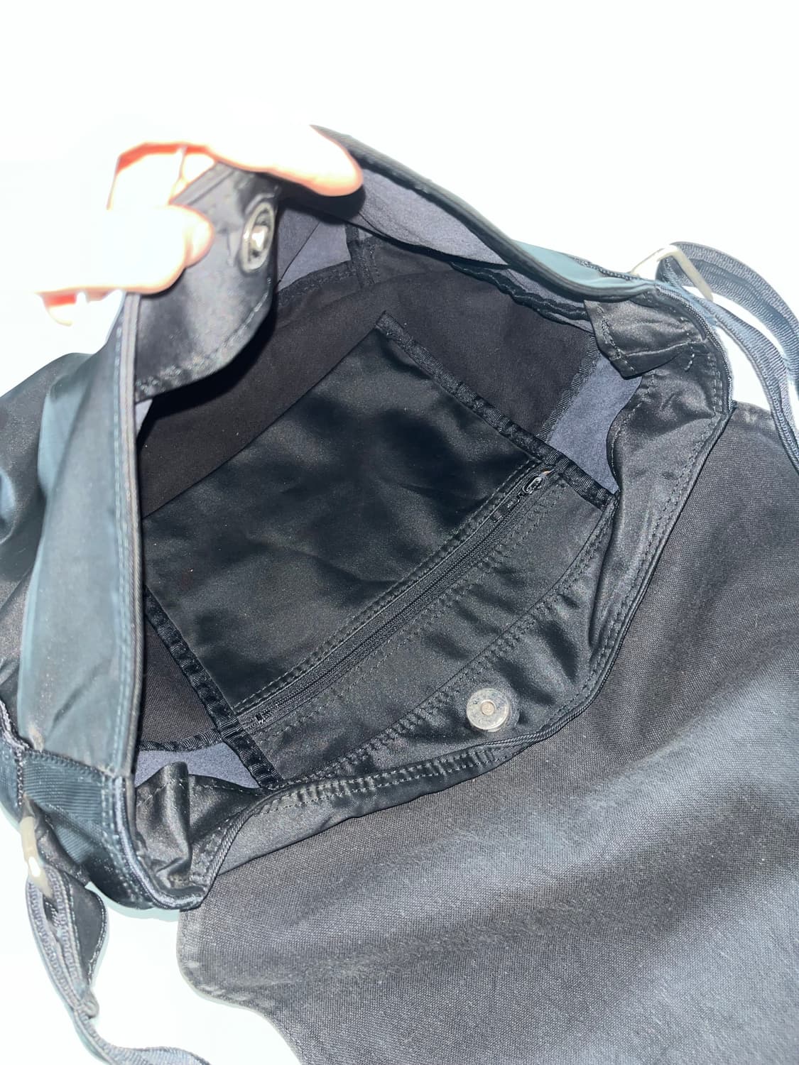 Y’SACCS 요지야마모토 블랙 나일론 크로스백 상품이미지7