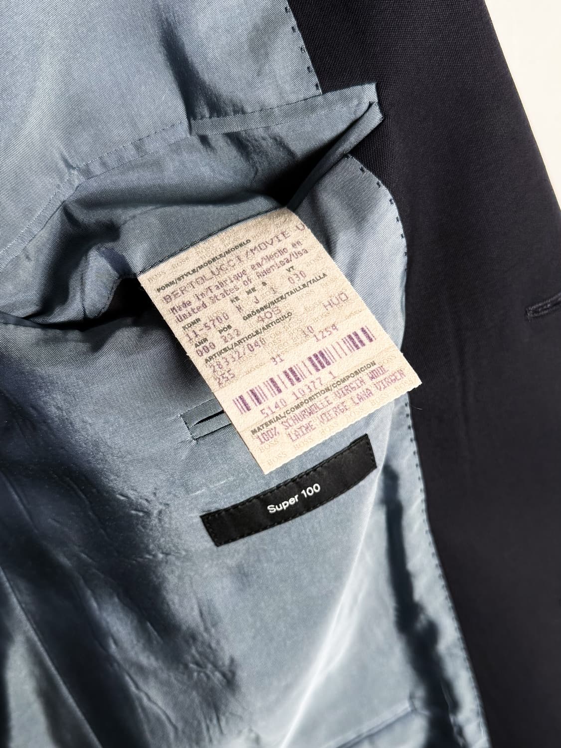 Hugo Boss Super 100 Wool Blazer  상품이미지6