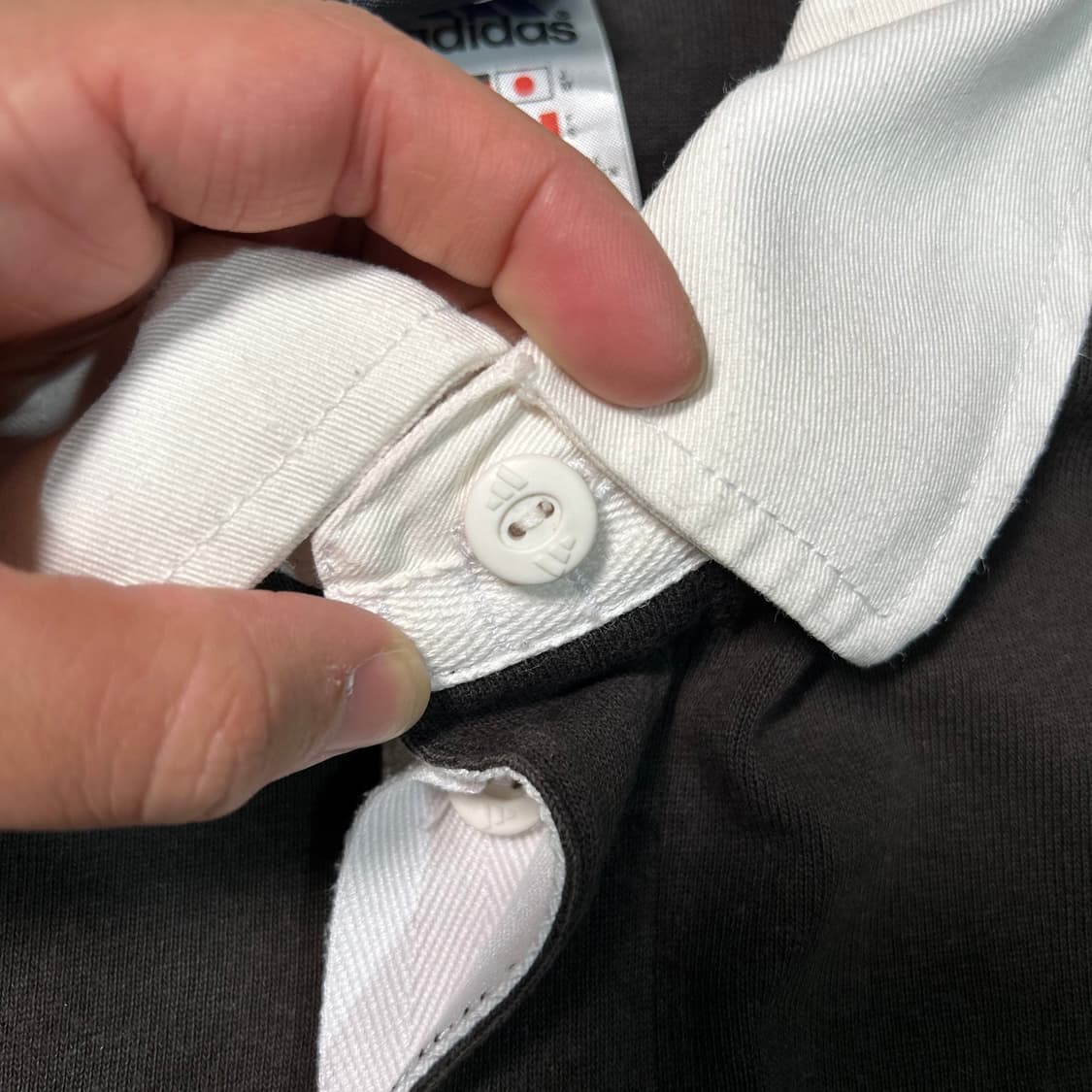 [M] 00s 아디다스 뉴질랜드 all blacks 럭비티 상품이미지5