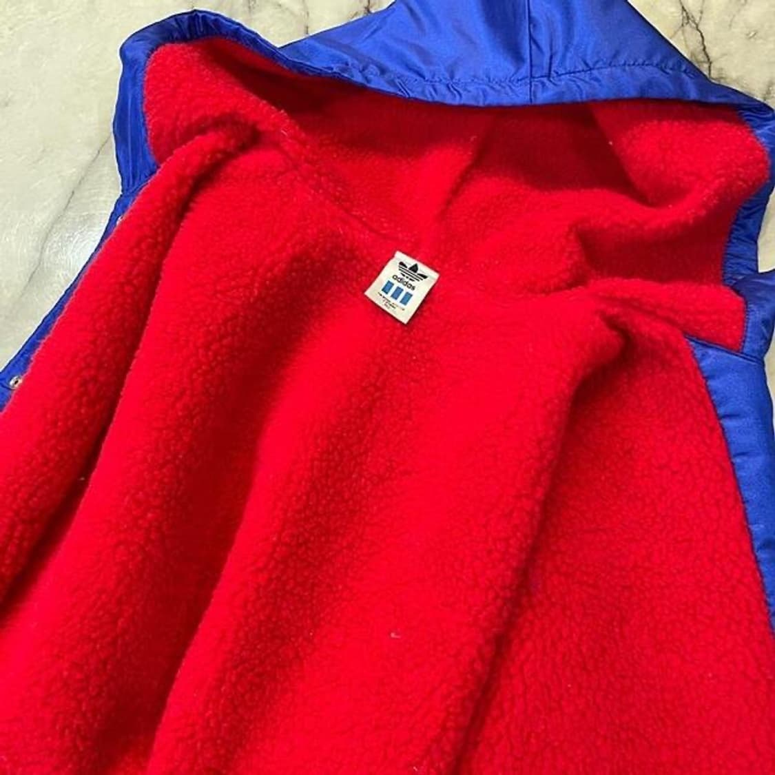 90s 아디다스 x 데상트 일본판 새틴 자켓 (L)   상품이미지5