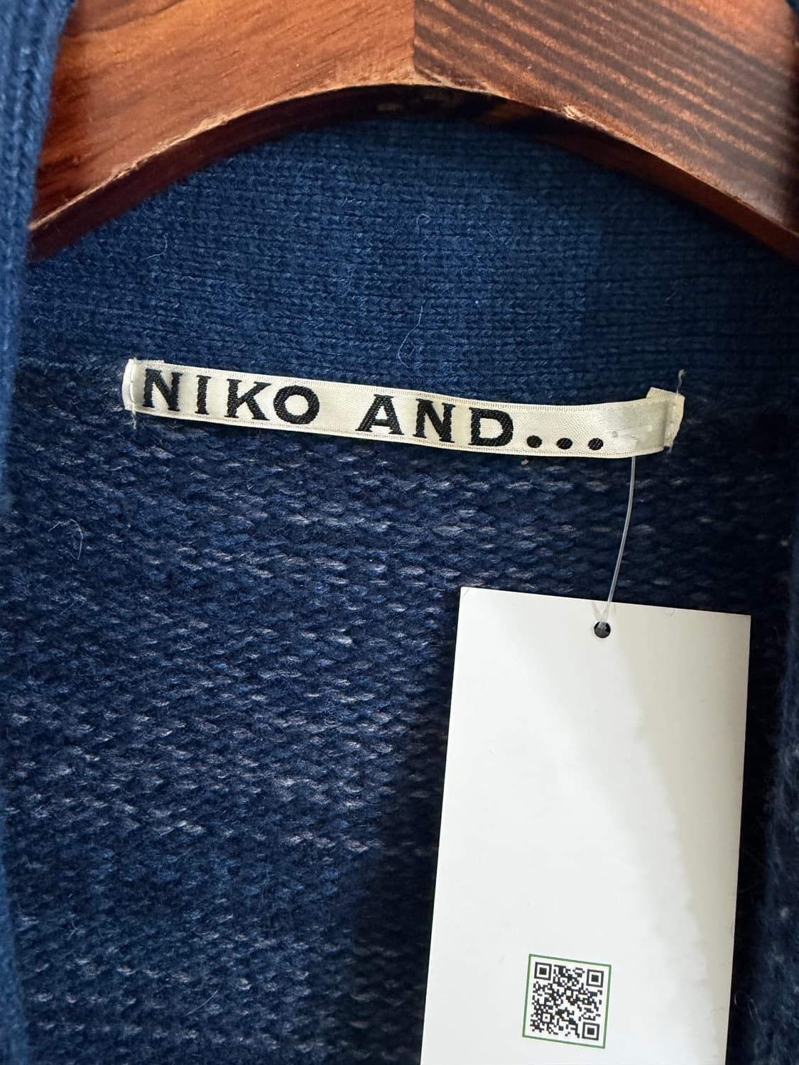 니코앤드 네이비 니트 가디건 데일리 그런지 코디 세트 상품이미지5