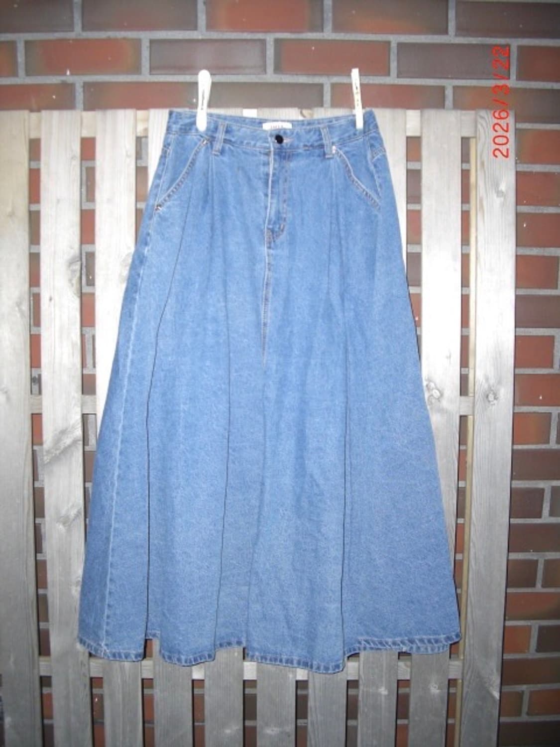 OOT 데님롱 스커트 상품이미지1