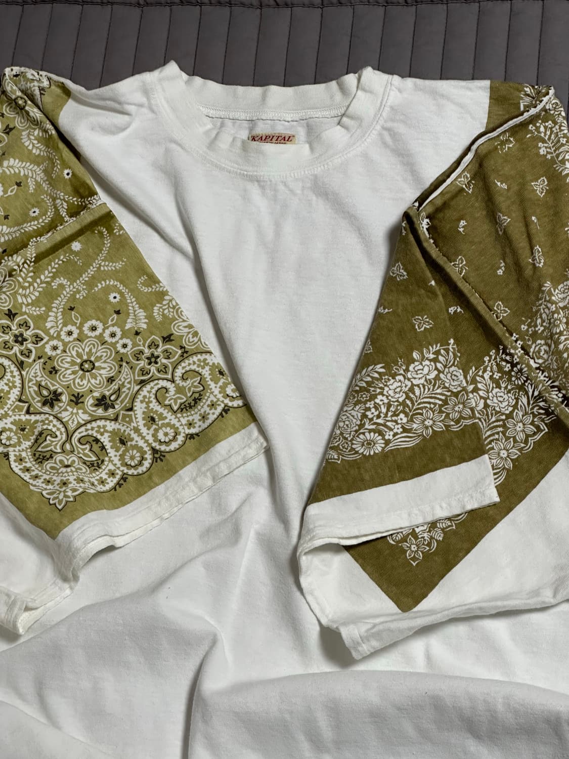 kapital 캐피탈 18.5 저지 반다나 휴즈 티셔츠 상품이미지1