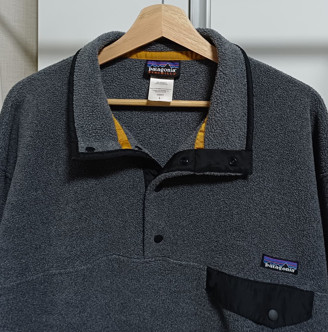 🇨🇴 [L] 파타고니아 신칠라 스냅티 - 니켈 / 블랙 상품이미지2
