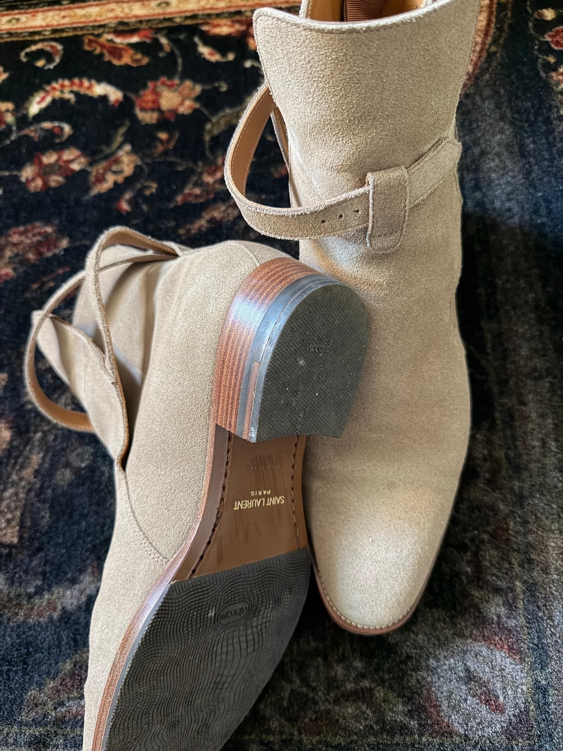 정품 생로랑 스웨이드 부츠  상품이미지3