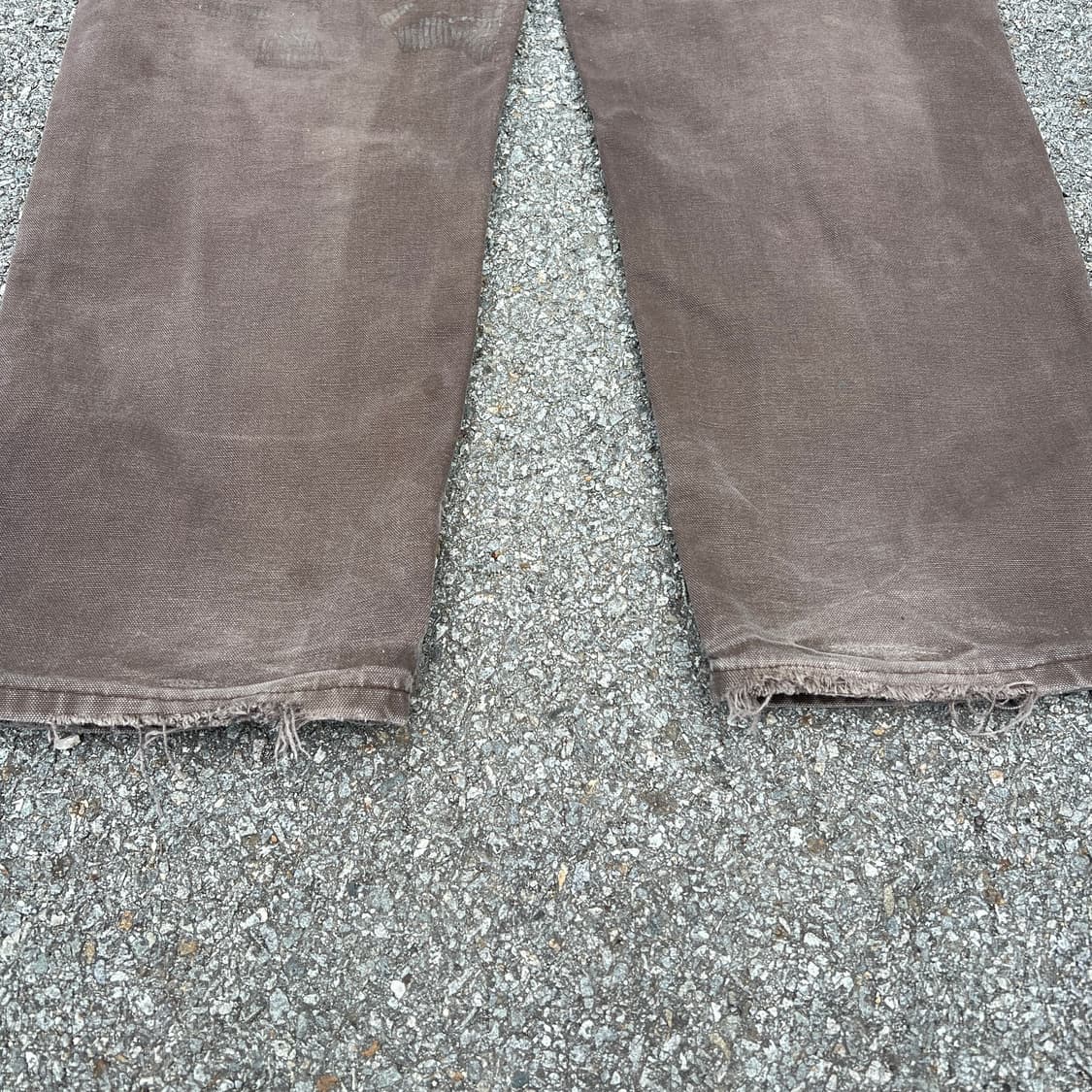 [38] 00s 칼하트 더블니 다크브라운 하드 페이드 상품이미지8