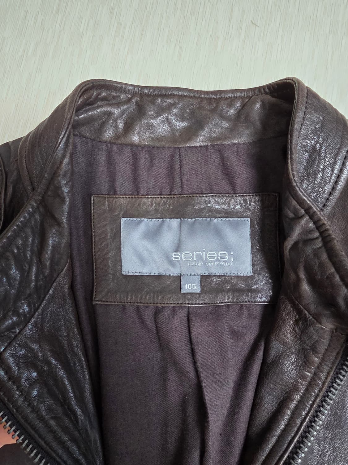 Series 가죽 자켓 105사이즈 상품이미지2