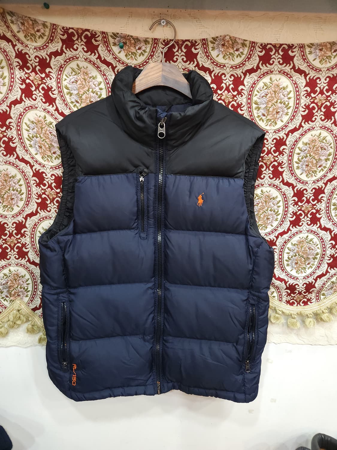 폴로 랄프로렌 배색 오리털 패딩조끼

 상품이미지1