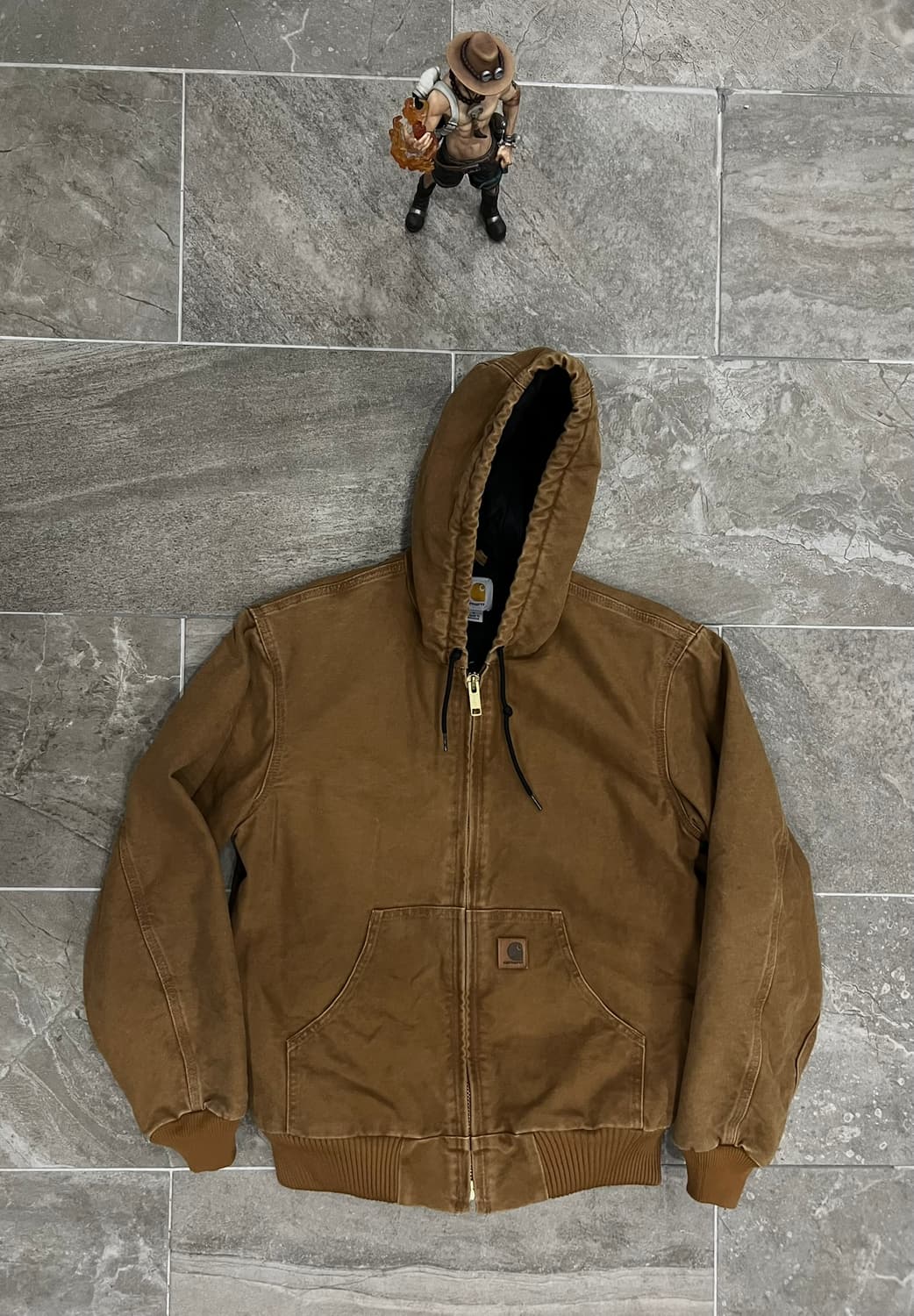 (S)칼하트 덕 액티브 후드자켓 J130 211(BRN) 칼하트브라운 상품이미지1