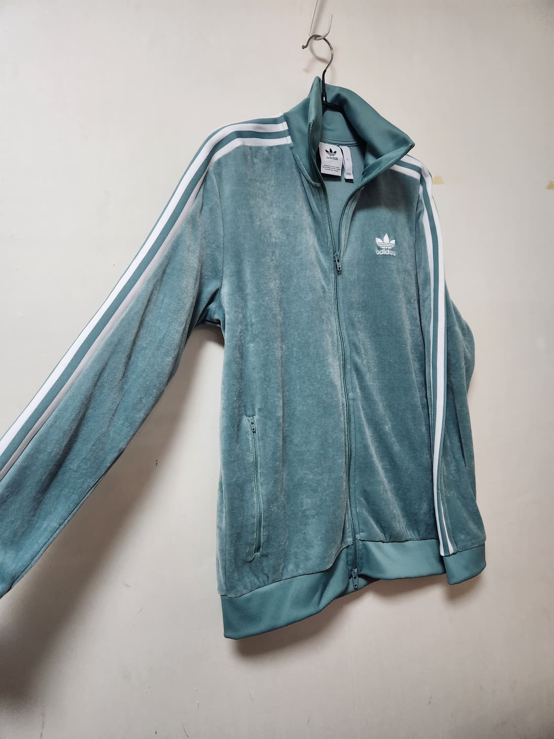 (새상품)아디다스 민트 코지 벨벳 져지 L 상품이미지3