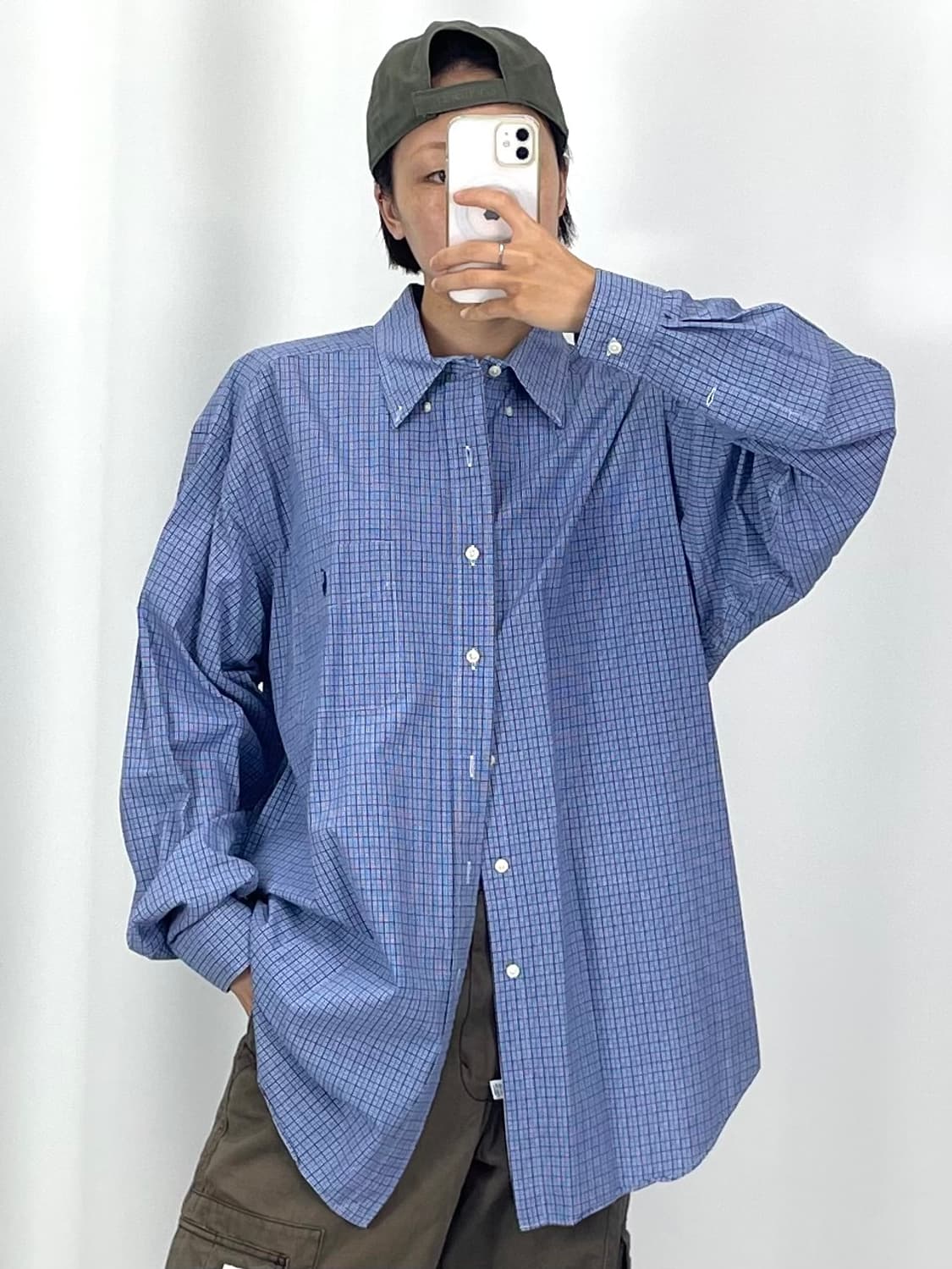  [3XL]POLO 블랙 잔체크 긴팔 셔츠  상품이미지2